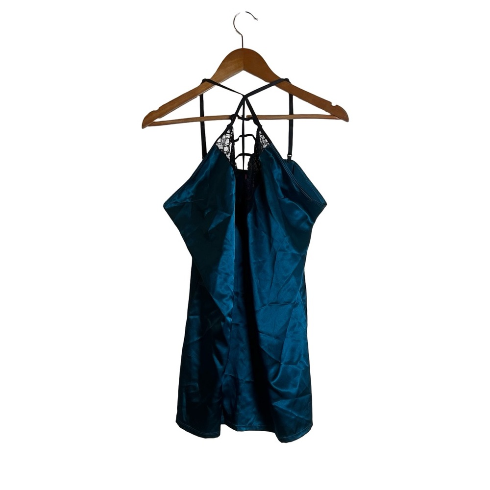 La senza blue satin tank top. Size xl